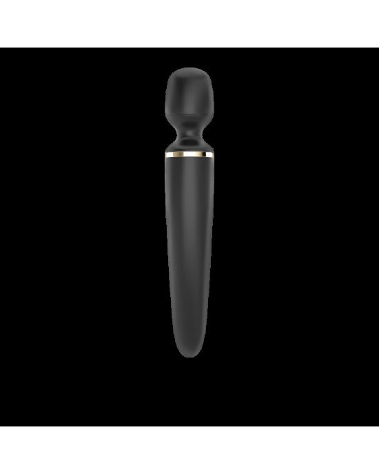 Вібромасажер Satisfyer Wand-er Woman (Black/Gold), водонепроникний, потужний, розмір XXL Вібромасажер Satisfyer Wand-er Woman (Black/Gold), водонепроникний, потужний, розмір XXL