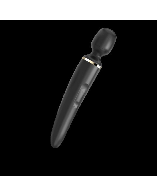 Вібромасажер Satisfyer Wand-er Woman (Black/Gold), водонепроникний, потужний, розмір XXL Вібромасажер Satisfyer Wand-er Woman (Black/Gold), водонепроникний, потужний, розмір XXL