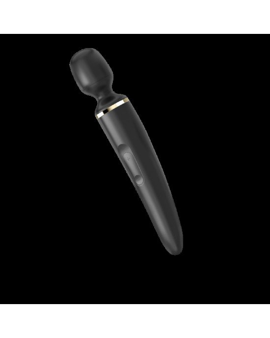 Вібромасажер Satisfyer Wand-er Woman (Black/Gold), водонепроникний, потужний, розмір XXL Вібромасажер Satisfyer Wand-er Woman (Black/Gold), водонепроникний, потужний, розмір XXL