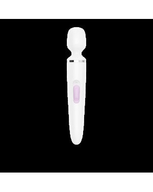 Вібромасажер Satisfyer Wand-er Woman (White/Chrome), водонепроникний, потужний, розмір XXL Вібромасажер Satisfyer Wand-er Woman (White/Chrome), водонепроникний, потужний, розмір XXL