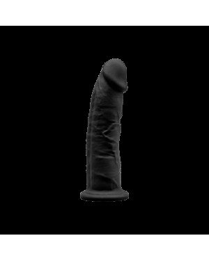 Фалоімітатор SilexD Robby Black (MODEL 2 size 6in), двошаровий, силікон + Silexpan, діаметр 3,5см