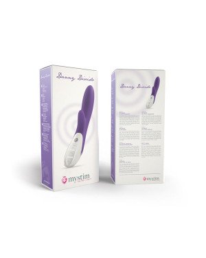 Вібратор-кролик Mystim Danny Divido Purple з глибокою вібрацією, 2 мотори Вібратор-кролик Mystim Danny Divido Purple з глибокою вібрацією, 2 мотори