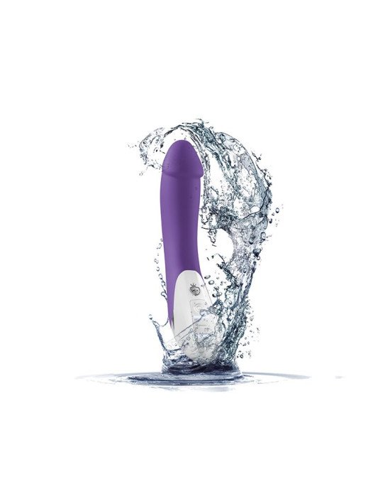 Потужний вібратор Mystim Terrific Truman Purple з двома моторами і вираженою головкою