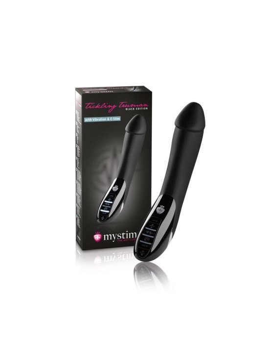Вібратор з електростимуляцією Mystim Tickling Truman eStim Black, міостимулятор