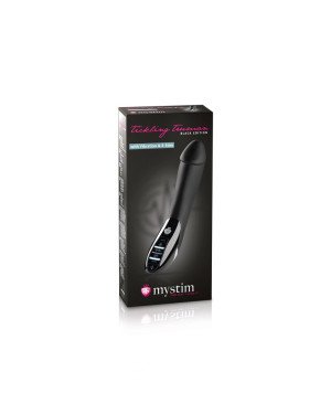 Вібратор з електростимуляцією Mystim Tickling Truman eStim Black, міостимулятор Вібратор з електростимуляцією Mystim Tickling Truman eStim Black, міостимулятор