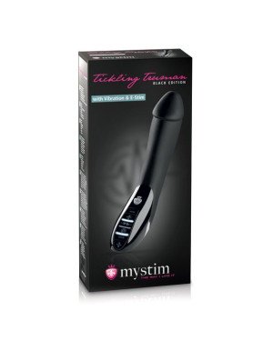 Вібратор з електростимуляцією Mystim Tickling Truman eStim Black, міостимулятор Вібратор з електростимуляцією Mystim Tickling Truman eStim Black, міостимулятор