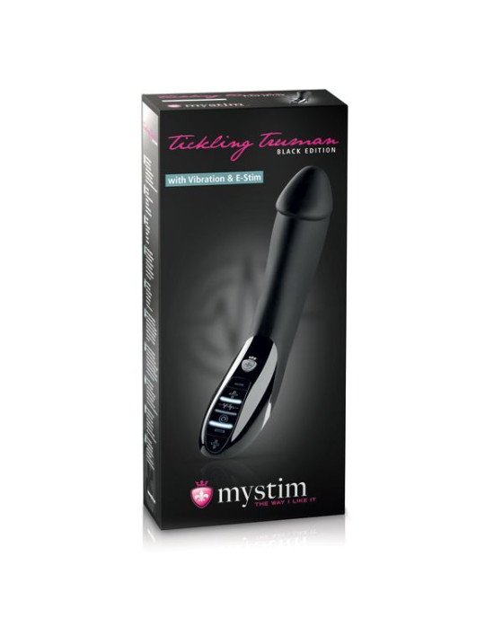 Вібратор з електростимуляцією Mystim Tickling Truman eStim Black, міостимулятор