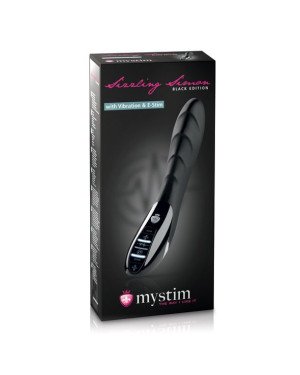 Вібратор з електростимуляцією Mystim Sizzling Simon eStim Black, міостімулятор Вібратор з електростимуляцією Mystim Sizzling Simon eStim Black, міостімулятор