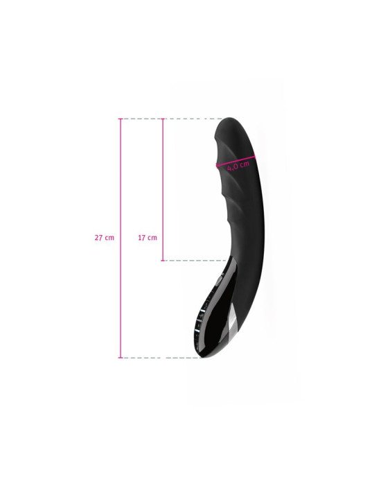Вібратор з електростимуляцією Mystim Sizzling Simon eStim Black, міостімулятор Вібратор з електростимуляцією Mystim Sizzling Simon eStim Black, міостімулятор