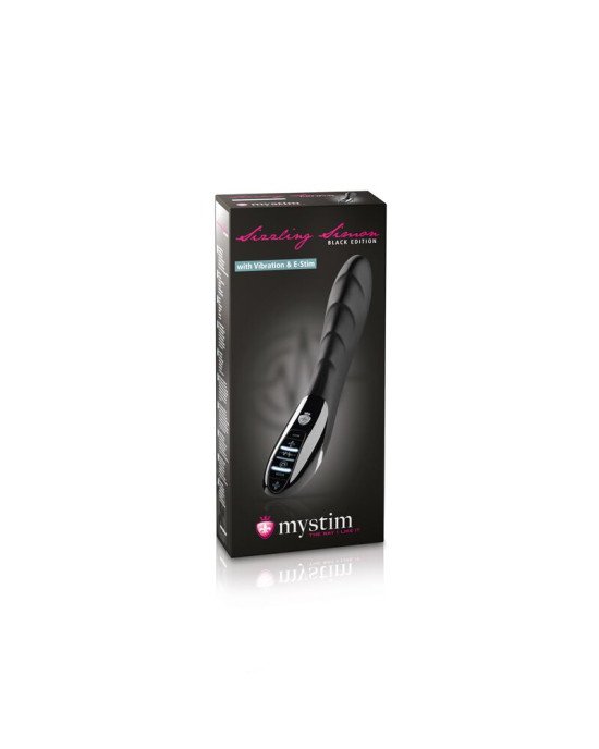 Вібратор з електростимуляцією Mystim Sizzling Simon eStim Black, міостімулятор Вібратор з електростимуляцією Mystim Sizzling Simon eStim Black, міостімулятор