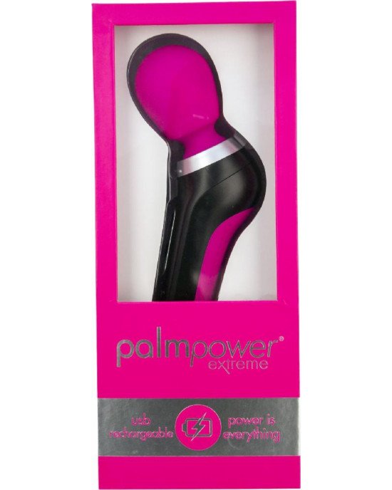 Потужний вібромасажер PalmPower EXTREME - Pink водонепроникний, з плавним регулюванням Потужний вібромасажер PalmPower EXTREME - Pink водонепроникний, з плавним регулюванням