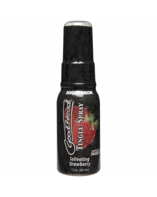 Спрей для мінету Doc Johnson GoodHead Tingle Spray - Strawberry (29 мл) із стимулюючим ефектом Спрей для мінету Doc Johnson GoodHead Tingle Spray - Strawberry (29 мл) із стимулюючим ефектом