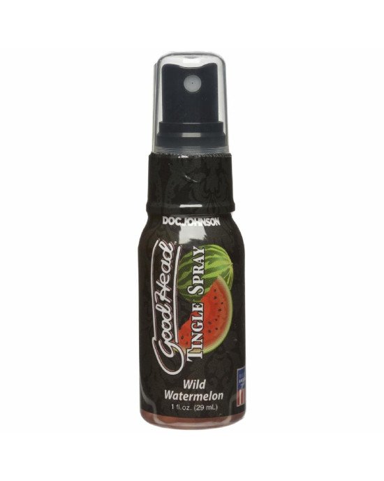 Спрей для мінету Doc Johnson GoodHead Tingle Spray - Watermelon (29 мл) із стимулювальним ефектом Спрей для мінету Doc Johnson GoodHead Tingle Spray - Watermelon (29 мл) із стимулювальним ефектом