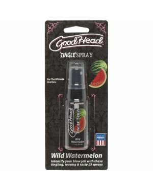 Спрей для мінету Doc Johnson GoodHead Tingle Spray - Watermelon (29 мл) із стимулювальним ефектом Спрей для мінету Doc Johnson GoodHead Tingle Spray - Watermelon (29 мл) із стимулювальним ефектом