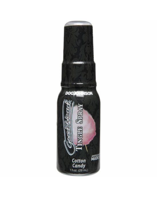 Спрей для мінету Doc Johnson GoodHead Tingle Spray - Cotton Candy (29 мл) із стимулювальним ефектом Спрей для мінету Doc Johnson GoodHead Tingle Spray - Cotton Candy (29 мл) із стимулювальним ефектом