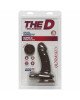 Фалоімітатор Doc Johnson The D - Super D - 6 Inch With Balls - ULTRASKYN - Chocolate, діаметр 3,8 см