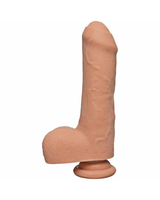 Фалоімітатор Doc Johnson The D - Uncut D - 7 Inch With Balls ULTRASKYN, діаметр 4,5 см, необрізаний Фалоімітатор Doc Johnson The D - Uncut D - 7 Inch With Balls ULTRASKYN, діаметр 4,5 см, необрізаний