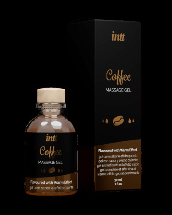 Масажний гель для інтимних зон Intt Coffee (30 мл) розігріваючий