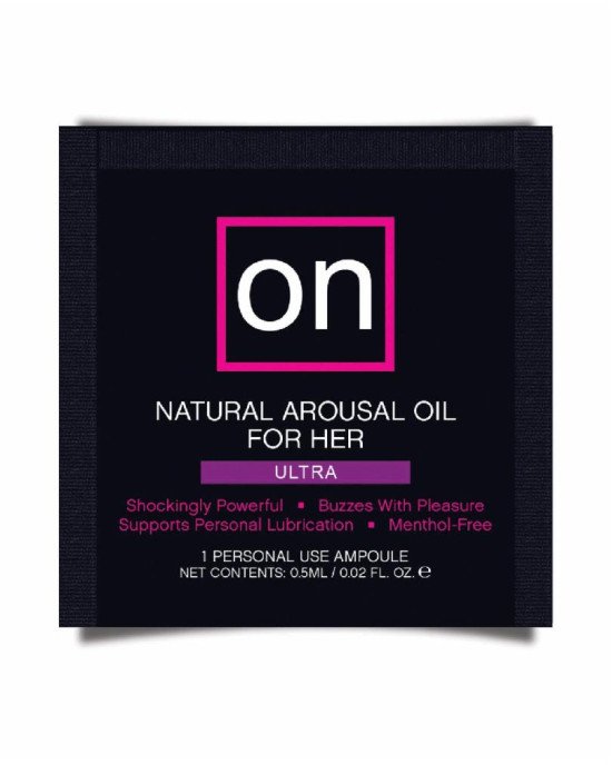 Пробник збудливого масла Sensuva - ON Arousal Oil for Her Ultra (0,5 мл) Пробник збудливого масла Sensuva - ON Arousal Oil for Her Ultra (0,5 мл)