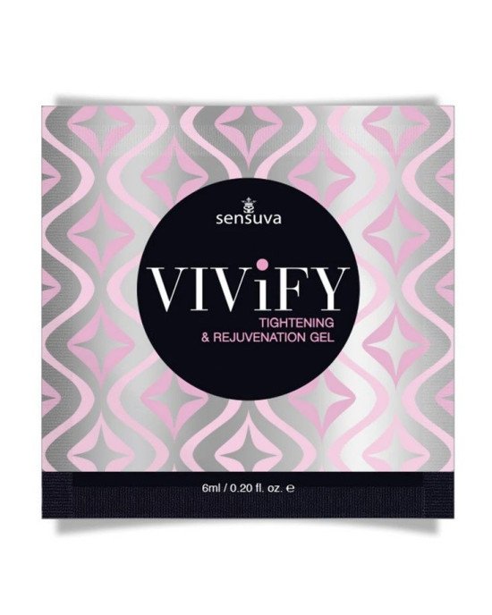 Пробник сужающиего гелю Sensuva - Vivify Tightening & Rejuvenation (6 мл) Пробник сужающиего гелю Sensuva - Vivify Tightening & Rejuvenation (6 мл)