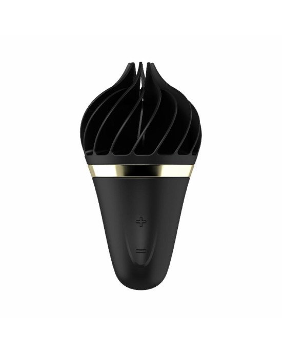 Мороженка спінатор Satisfyer Lay-On - Sweet Treat Black/Gold, 10 режимів роботи, водонепроникна Мороженка спінатор Satisfyer Lay-On - Sweet Treat Black/Gold, 10 режимів роботи, водонепроникна