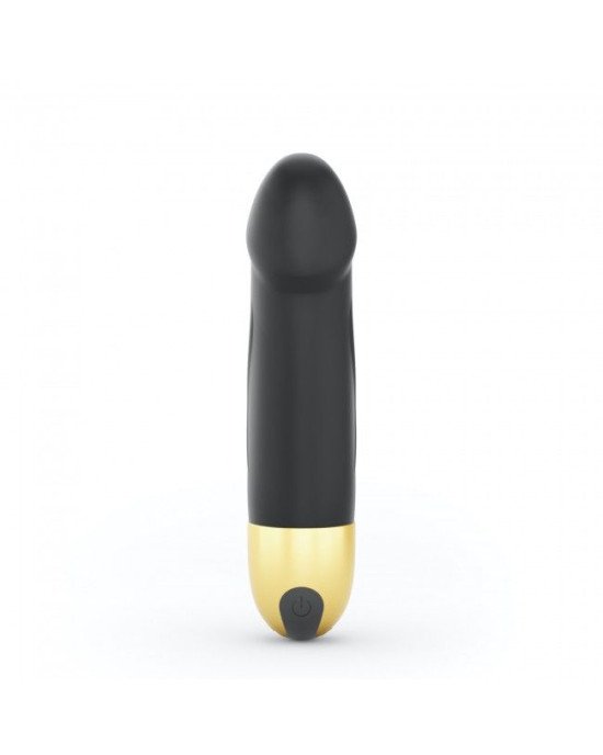 Вібратор Dorcel Real Vibration S Gold 2.0, діаметр 3,7см, перезаряджається, для точки G Вібратор Dorcel Real Vibration S Gold 2.0, діаметр 3,7см, перезаряджається, для точки G
