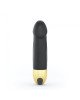 Вібратор Dorcel Real Vibration S Gold 2.0, діаметр 3,7см, перезаряджається, для точки G Вібратор Dorcel Real Vibration S Gold 2.0, діаметр 3,7см, перезаряджається, для точки G