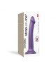 Насадка для страпону Strap-On-Me Mono Density Dildo Violet M, діам. 3,3 см, одношаровий силікон, гну Насадка для страпону Strap-On-Me Mono Density Dildo Violet M, діам. 3,3 см, одношаровий силікон, гну