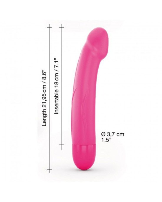 Вібратор Dorcel Real Vibration M Magenta 2.0, діаметр 3,7см, перезаряджається, для точки G, водостій Вібратор Dorcel Real Vibration M Magenta 2.0, діаметр 3,7см, перезаряджається, для точки G, водостій