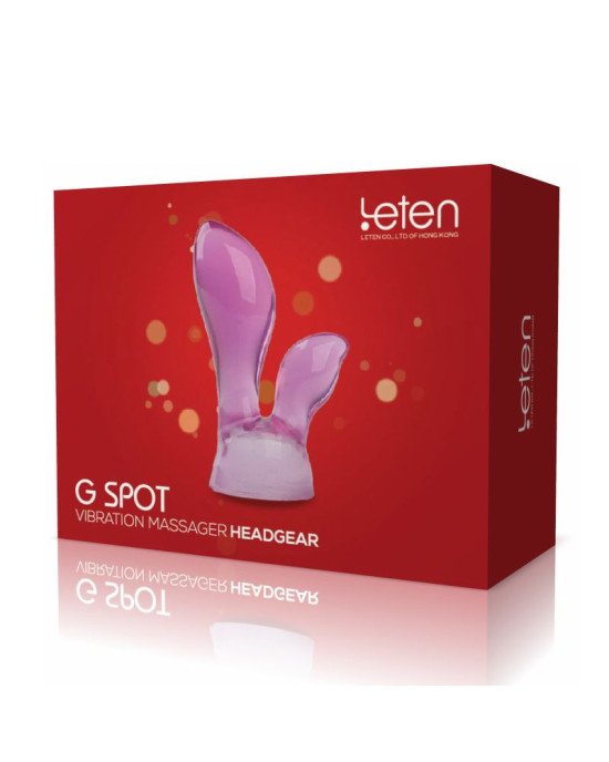Насадка для вібромасажера Leten G SPOT HEADGEAR - 1 (40 x 105 мм) Насадка для вібромасажера Leten G SPOT HEADGEAR - 1 (40 x 105 мм)