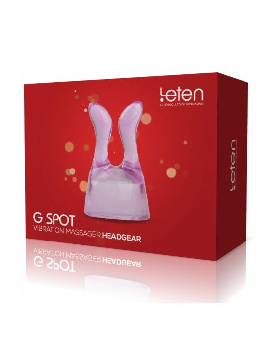 Насадка для вібромасажера Leten G SPOT HEADGEAR - 2 (40 x 60 мм) Насадка для вібромасажера Leten G SPOT HEADGEAR - 2 (40 x 60 мм)