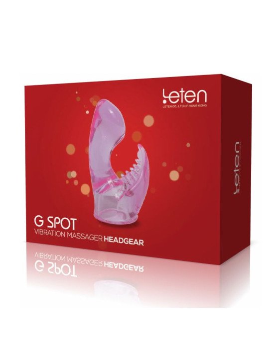 Насадка для вібромасажера Leten G SPOT HEADGEAR - 4 (42 x 100 мм) Насадка для вібромасажера Leten G SPOT HEADGEAR - 4 (42 x 100 мм)