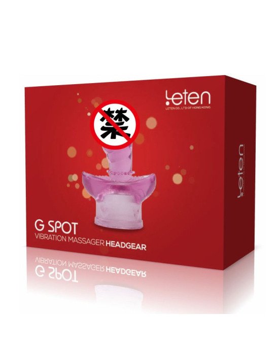 Насадка для вибромассажера Leten G SPOT HEADGEAR - 5 (40 x 92 мм) Насадка для вибромассажера Leten G SPOT HEADGEAR - 5 (40 x 92 мм)
