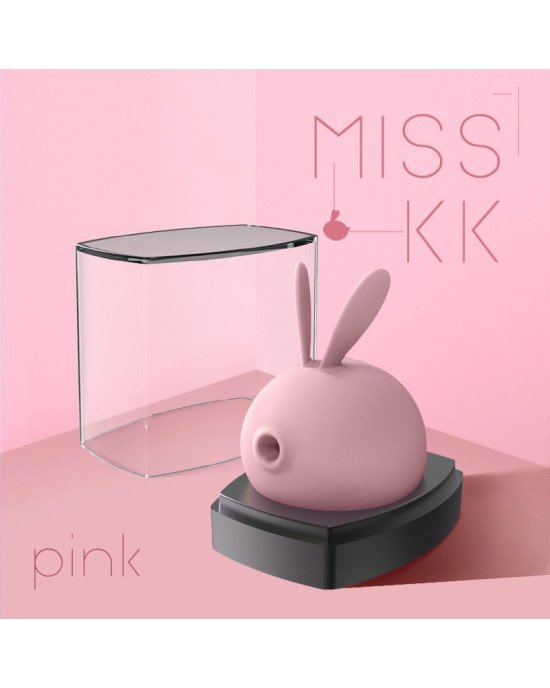 Вакуумний стимулятор з вібрацією KisToy Miss KK Pink Вакуумний стимулятор з вібрацією KisToy Miss KK Pink