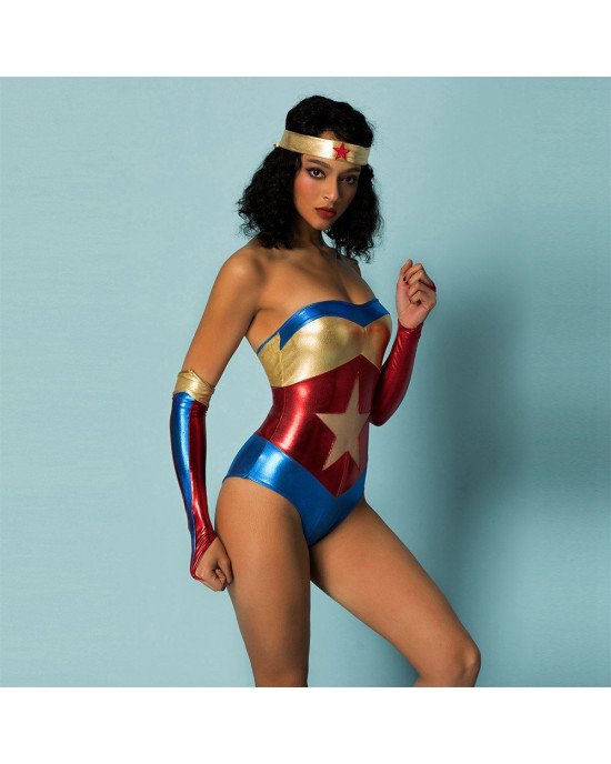 Еротичний рольовий костюм Wonder Woman S/M Еротичний рольовий костюм Wonder Woman S/M