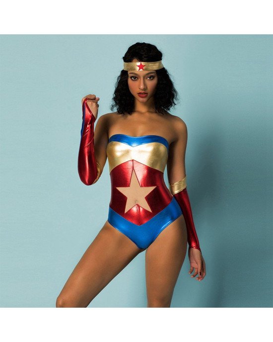 Еротичний рольовий костюм Wonder Woman S/M Еротичний рольовий костюм Wonder Woman S/M