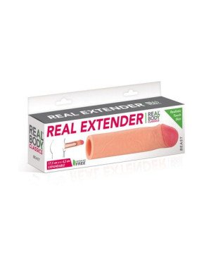 Насадка на член Real Body — Real Extender BEAST з відкритою головкою