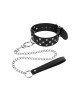 Нашийник з повідцем Fetish Tentation Rivets and Leash