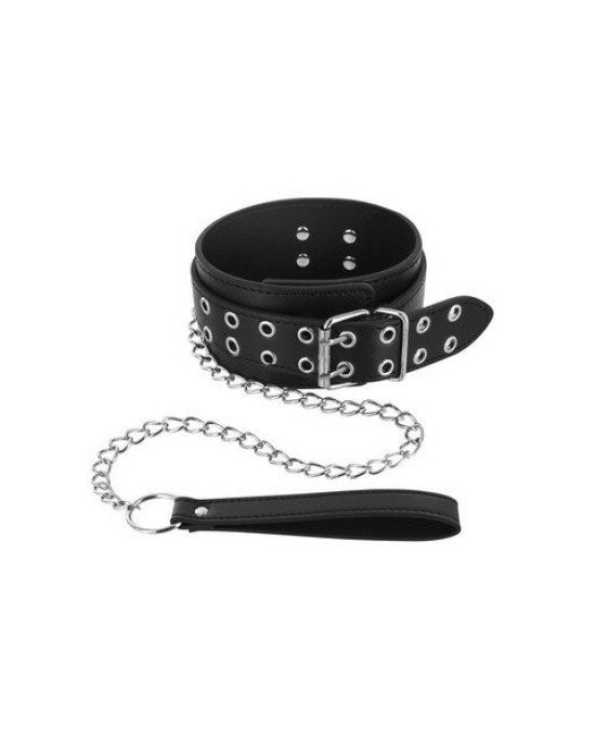Нашийник з повідцем Fetish Tentation Eyalets and Leash Нашийник з повідцем Fetish Tentation Eyalets and Leash