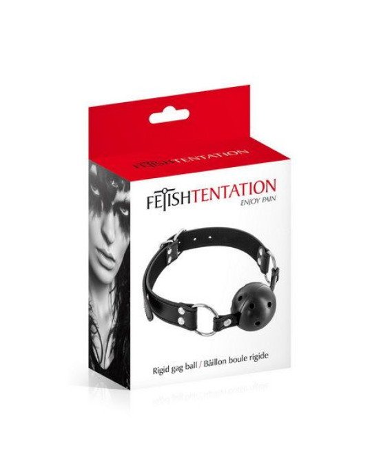Повітропроникний кляп Fetish Tentation Rigid Gag Ball Повітропроникний кляп Fetish Tentation Rigid Gag Ball