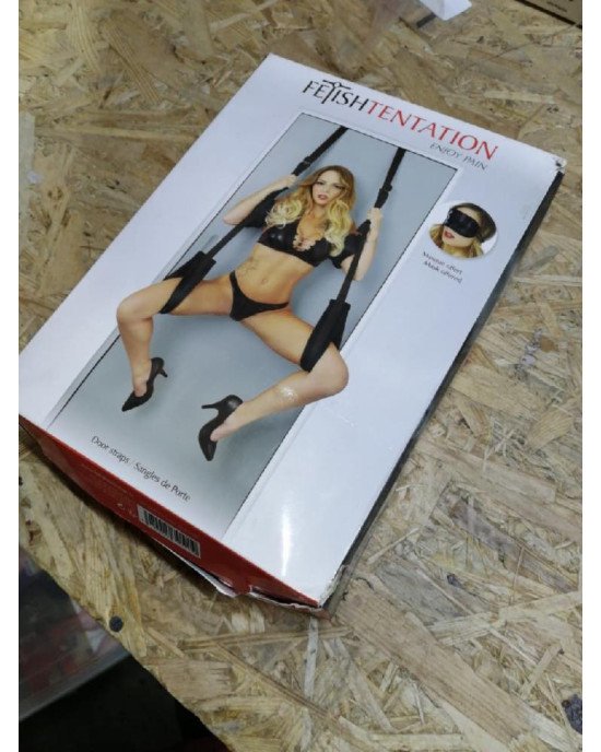 Секс-гойдалка на двері Fetish Tentation Door Straps з маскою на очі (м'ята упаковка!!!) Секс-гойдалка на двері Fetish Tentation Door Straps з маскою на очі (м'ята упаковка!!!)