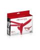 Подвійний страпон з вібрацією Fetish Tentation Vibrating Strap-On with Double Dildo Red Подвійний страпон з вібрацією Fetish Tentation Vibrating Strap-On with Double Dildo Red