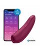 Вакуумний кліторальний стимулятор Satisfyer Curvy 1+ Rose Red з керуванням через інтернет