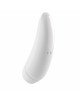 Вакуумний кліторальний стимулятор Satisfyer Curvy 1+ White з керуванням через інтернет Вакуумний кліторальний стимулятор Satisfyer Curvy 1+ White з керуванням через інтернет
