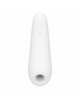 Вакуумний кліторальний стимулятор Satisfyer Curvy 1+ White з керуванням через інтернет Вакуумний кліторальний стимулятор Satisfyer Curvy 1+ White з керуванням через інтернет