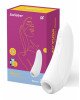 Вакуумний кліторальний стимулятор Satisfyer Curvy 1+ White з керуванням через інтернет Вакуумний кліторальний стимулятор Satisfyer Curvy 1+ White з керуванням через інтернет