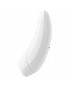 Вакуумний кліторальний стимулятор Satisfyer Curvy 1+ White з керуванням через інтернет Вакуумний кліторальний стимулятор Satisfyer Curvy 1+ White з керуванням через інтернет