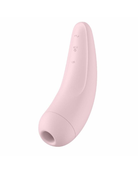 Вакуумний кліторальний стимулятор Satisfyer Curvy 2+ Pink Вакуумний кліторальний стимулятор Satisfyer Curvy 2+ Pink