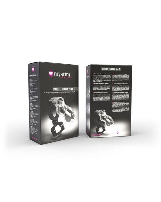 Клітка для члена з електростимуляцією Mystim Pubic Enemy No 3 - with Ball Squeezer Клітка для члена з електростимуляцією Mystim Pubic Enemy No 3 - with Ball Squeezer