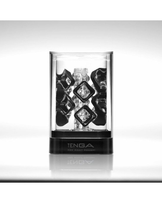 Мастурбатор Tenga Crysta Block, унікальний рельєф, стимулювальні щільні блоки, прозорий матеріал Мастурбатор Tenga Crysta Block, унікальний рельєф, стимулювальні щільні блоки, прозорий матеріал